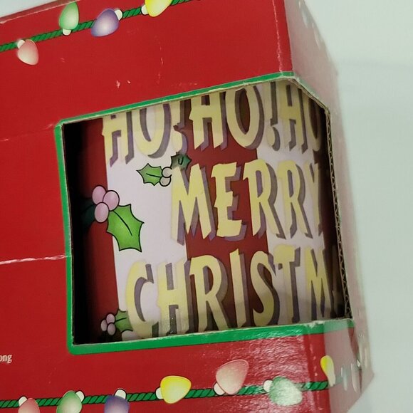 Garfield the Cat Collectible Coffee Mug Cup Merry Xmas Ornament Set Vintage 1996 - Picture 4 of 7